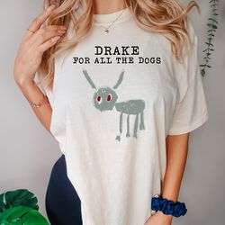 vintage drake for all the dogs shirt, it's all a blur tour shirt