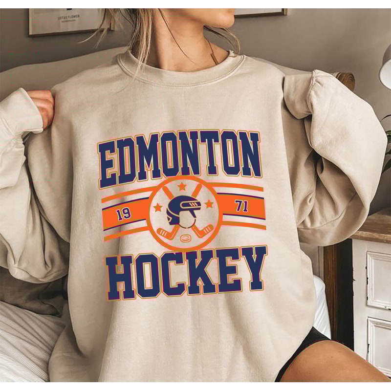 Vintage Edmonton Oilers NHL Hockey Team Shirt, Hockey Fan Shirt.png