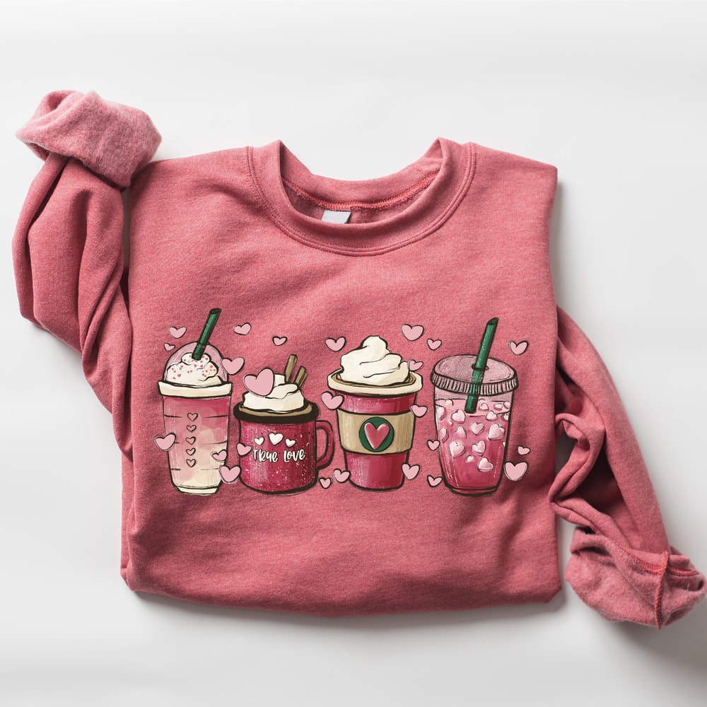 Womens Valentines Day Sweatshirt, Valentine Coffee Sweatshirt, Gift For Women.jpg