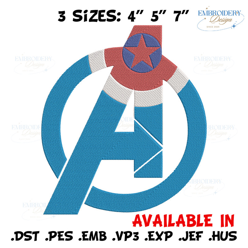 Captain america Embroidery Design, Marvel Embroidery, Embroidery File, Anime Embroidery, Anime shirt, Digital download.jpg