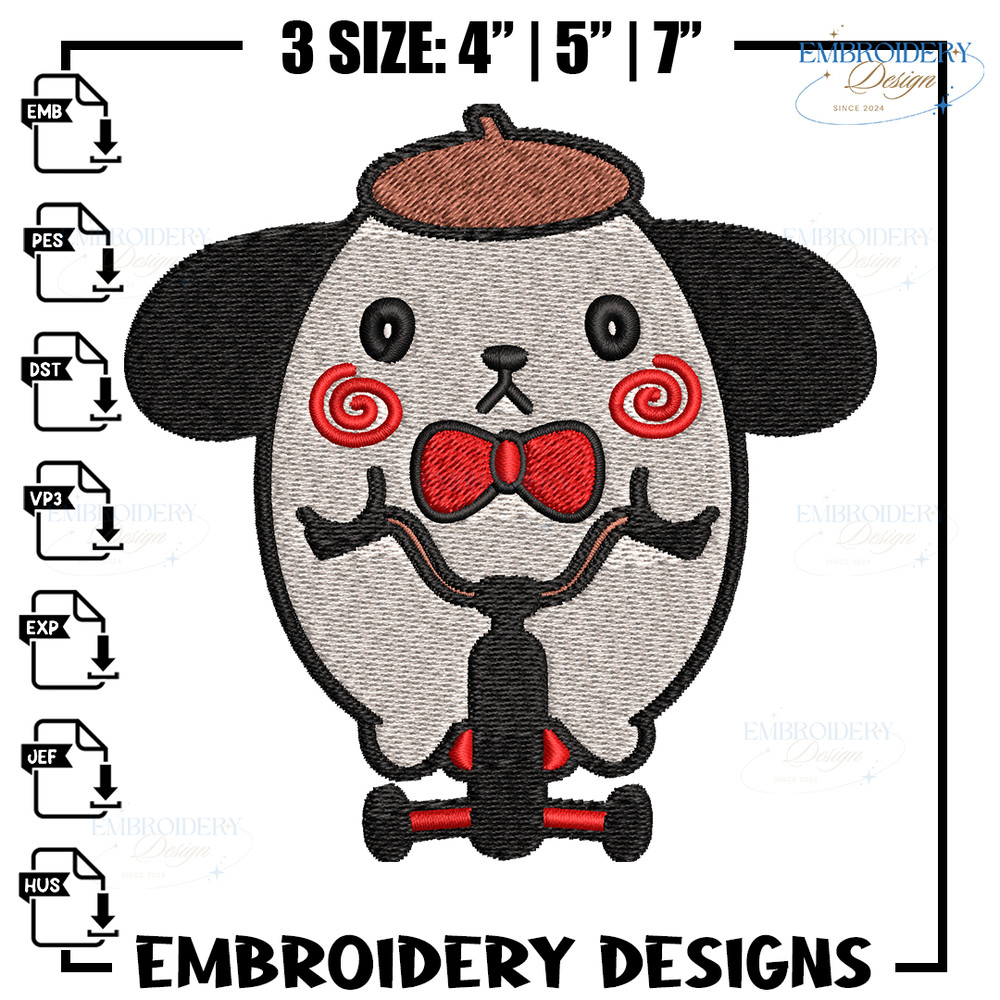 Cartoon cute Embroidery design, Cartoon cute Embroidery, cartoon design, Embroidery File, Instant download..jpg