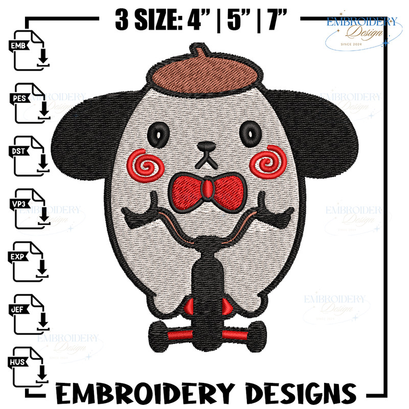 Cartoon cute Embroidery design, Cartoon cute Embroidery, cartoon design, Embroidery File, Instant download..jpg