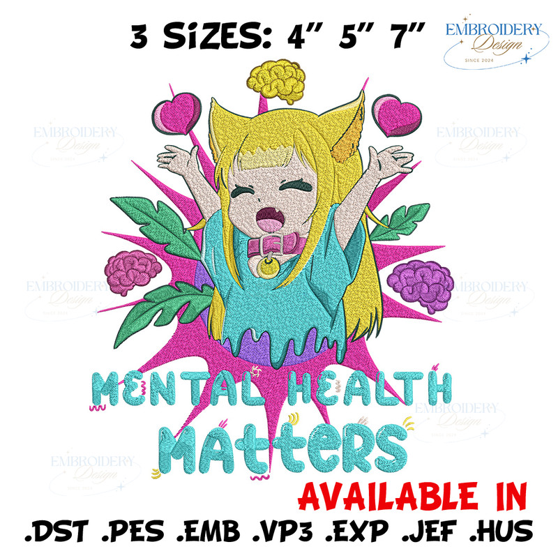 Cat girl cute Embroidery Design, Manga Embroidery, Embroidery File, Anime Embroidery, Anime shirt, Digital download.jpg