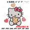 Concha Hello Kitty Embroidery Design, Hello Kitty cartoon Embroidery, Embroidery File, Cartoon shirt, Digital download..jpg