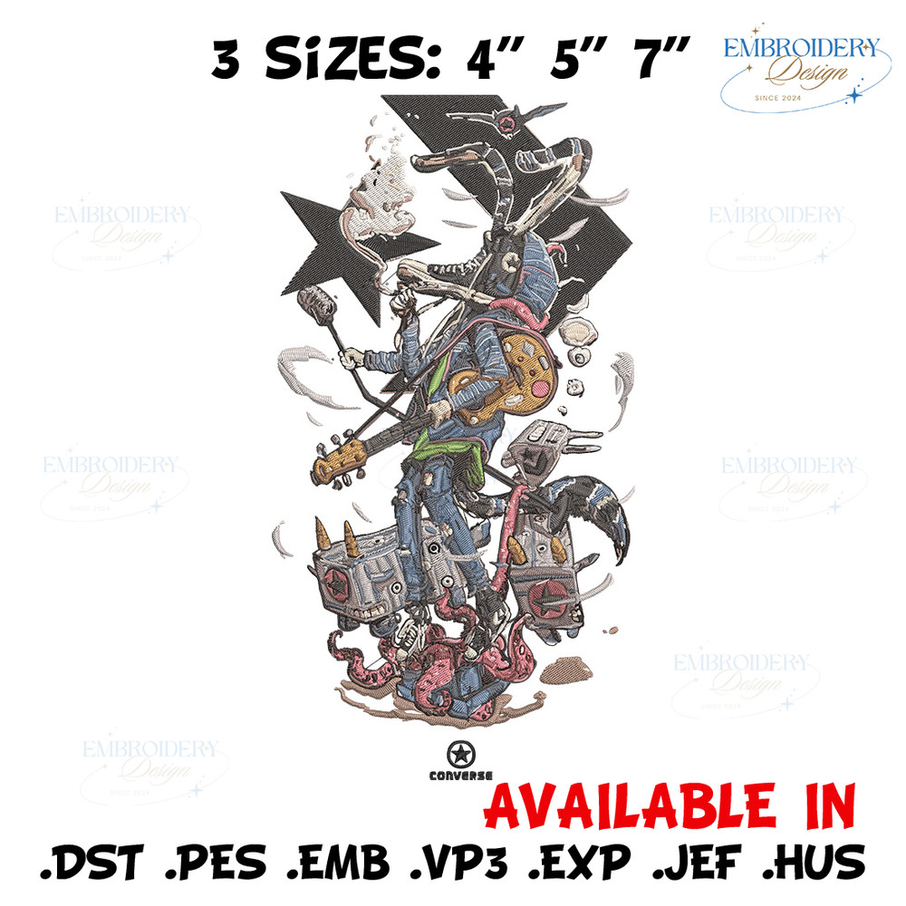 Converse logo Embroidery Design, Converse Embroidery, Embroidery File, Anime Embroidery, Anime shirt, Digital download.jpg