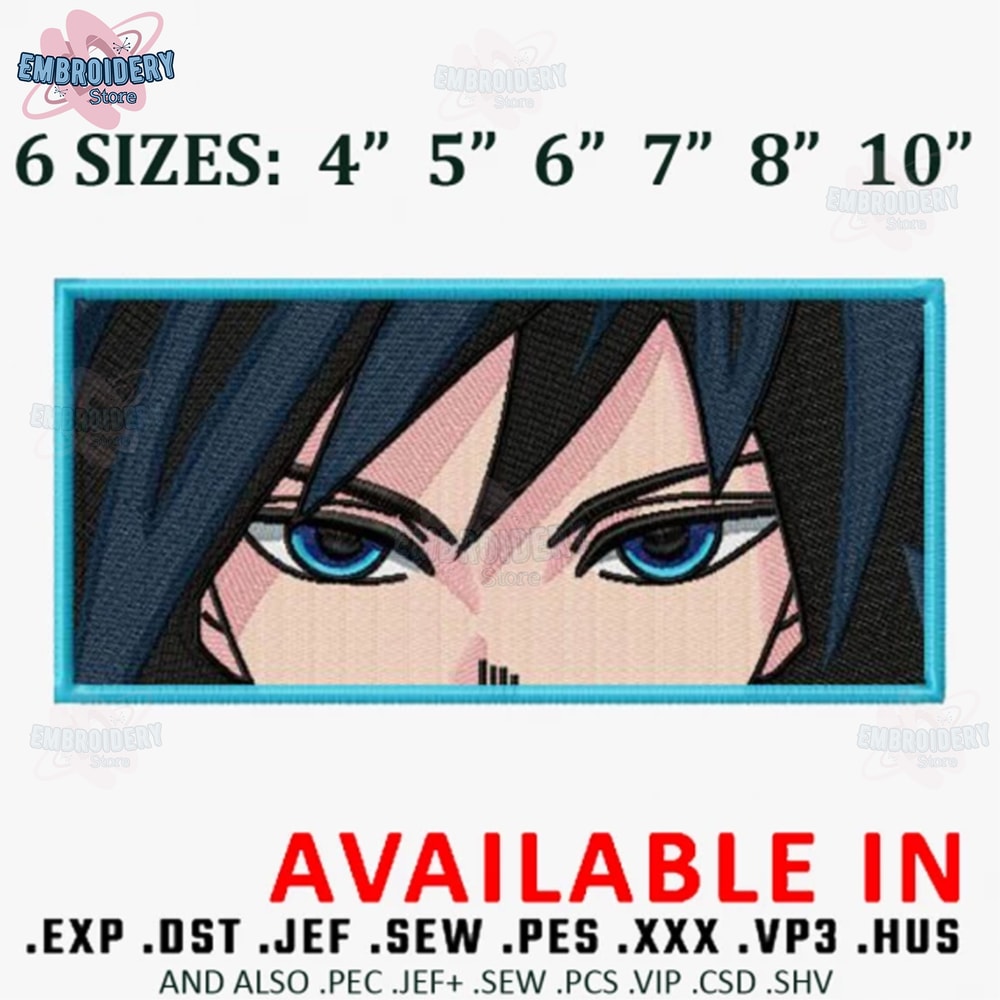 Giyu tomioka eyes embroidery design, Embroidered shirt, Anime shirt, Anime design, Anime Embroidery, digital download.jpg