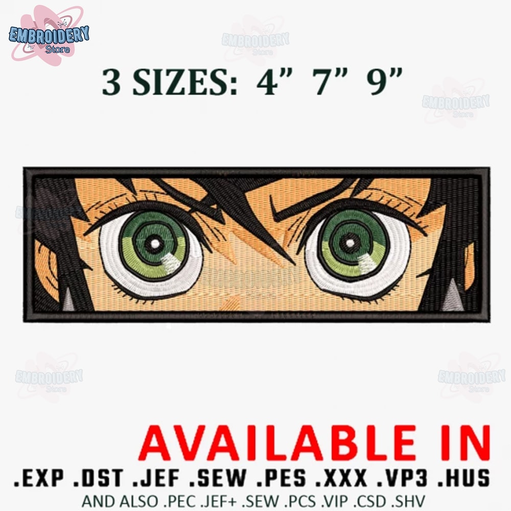 Hashibira inosuke eyes embroidery design, Embroidered shirt,Anime shirt,Anime Embroidery, Anime design, digital download.jpg