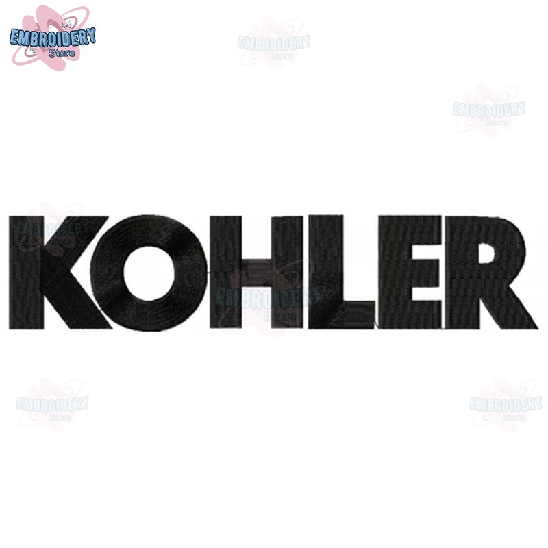 Kohler logo embroidery design, Embroidered shirt, Car Embroidery, Car design, Logo design, digital download.jpg