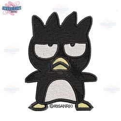 sanrio badtz maru penguin embroidery png