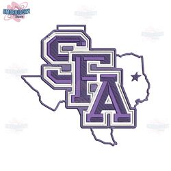 stephen f austin lumberjacks embroidery design png