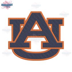 auburn university logo embroidery design png