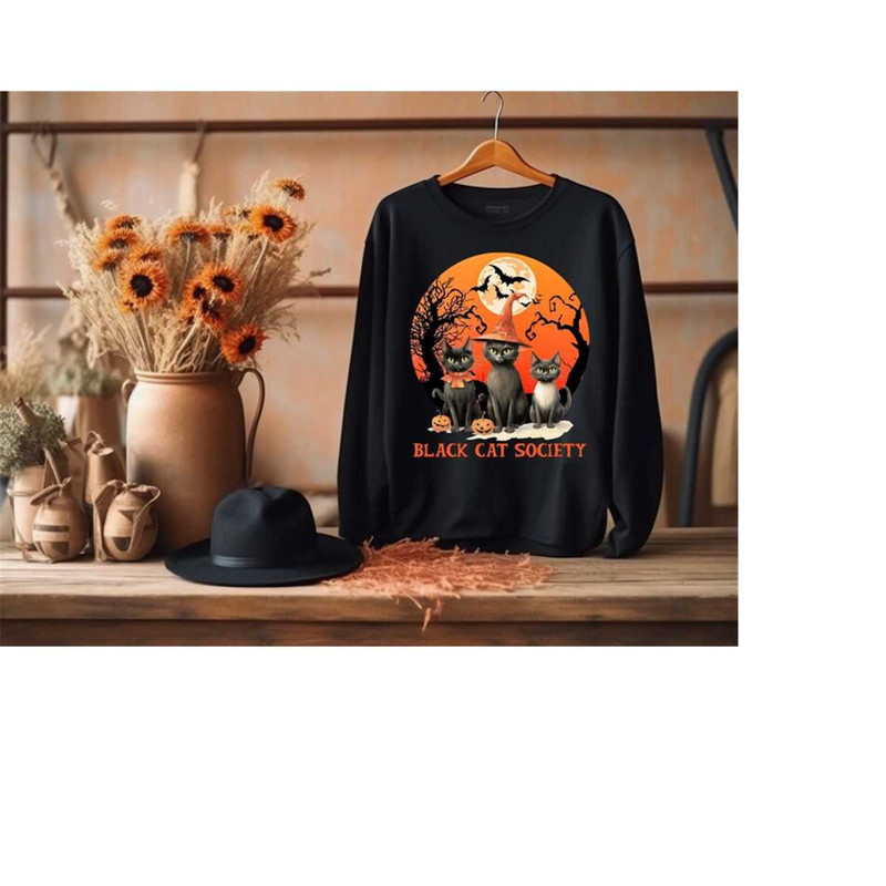 Halloween Black Cat Shirt, Spooky Cat Sweatshirt, Scary Halloween Shirt, Horror Night Shirt, Black Cat Society Shirt, Ha.jpg