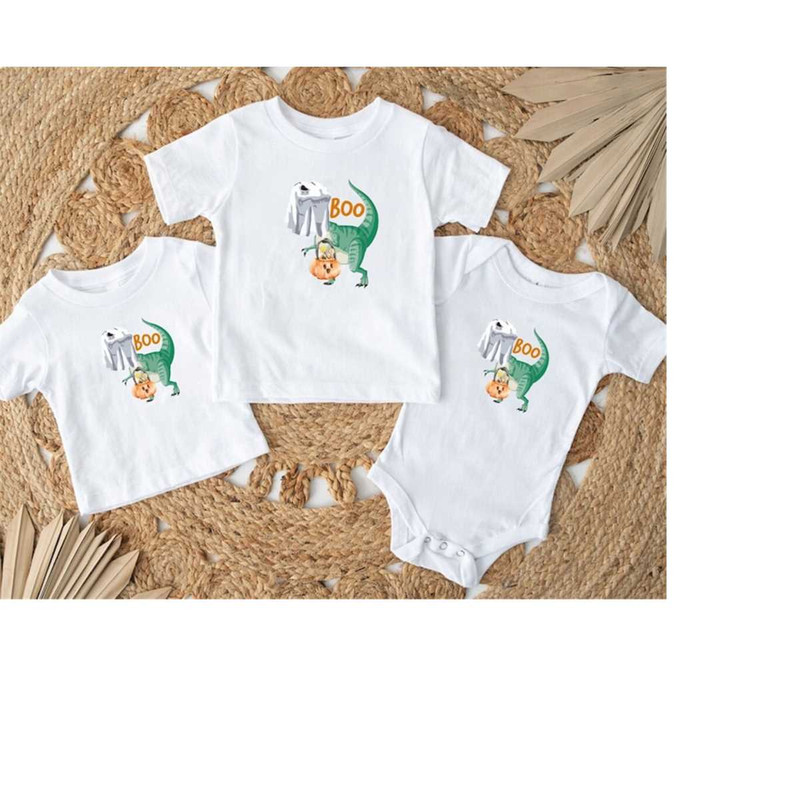 Halloween Dinosaur Shirt, Pumpkin Shirt, Ghost Shirt, Halloween Party Shirt, Halloween Kids Shirt, Halloween Shirts, Spo.jpg