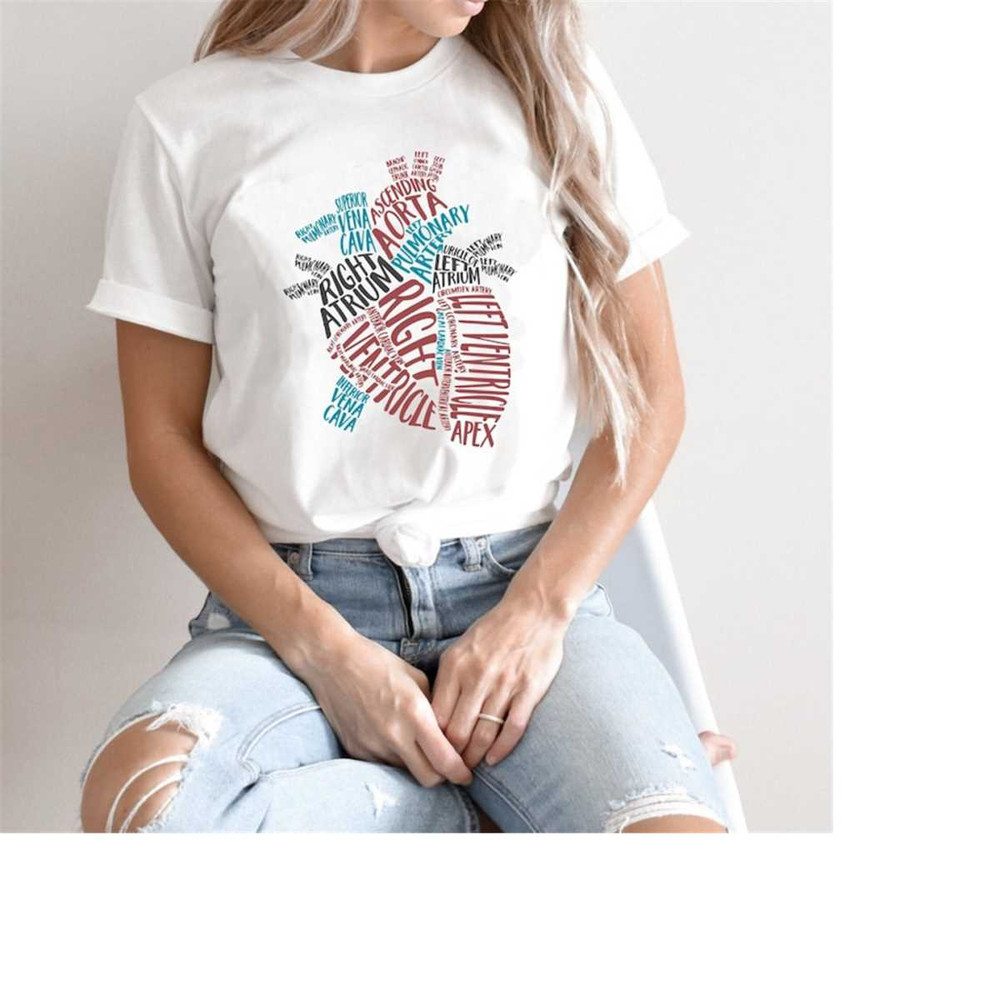 Heart Anatomy Shirt, Heart Anatomy Womens Nursing School Shirt, Nursing Student Anatomical, Mens, Ladies, Summer 2022, U.jpg