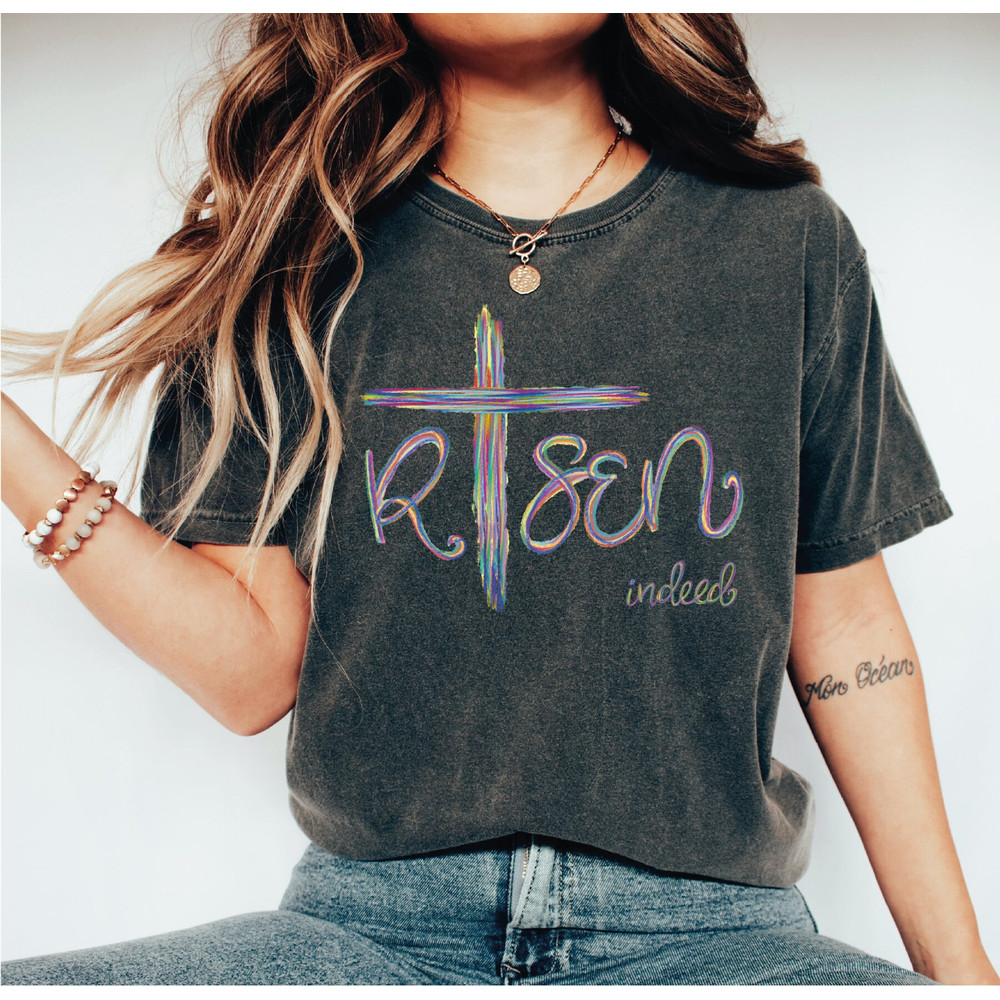 He is Risen Shirt Retro, Faith Based Shirt, Jesus Shirt, Christian Easter, Bible Verse Shirt, Christian Apparel, A330.jpg