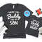Father and son shirts, fathers day gift, number one dad, first fathers day, gift for husband, gift for dad, matching son and dad 2.jpg