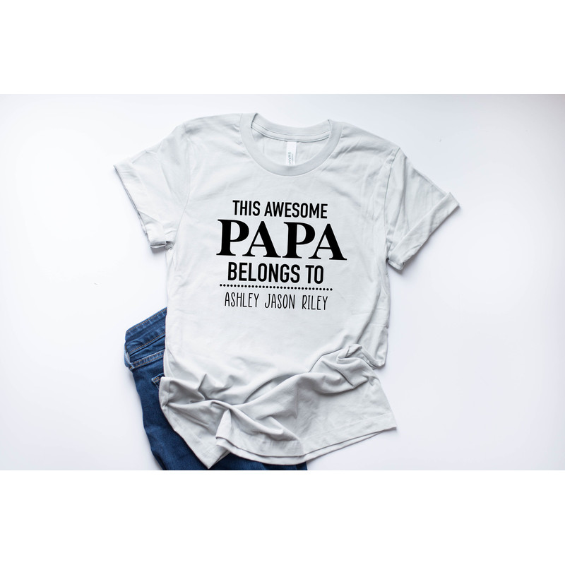 My favorite people call me grandpa, custom grandpa shirt, fathers day gift, personalized gift for grandpa, birthday gift for grandpa.jpg