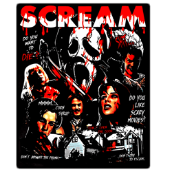 scream ghost face horror halloween png file digital download