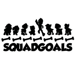 squadgoals paw patrol svg trendingsvg