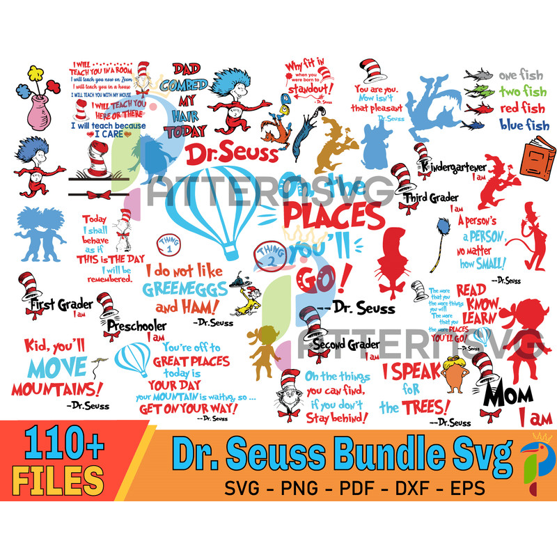 110 Dr Seuss Bundle Svg, Dr Seuss Lovers Svg, Cute Dr Seuss For Mother's Day Father's Day.jpg