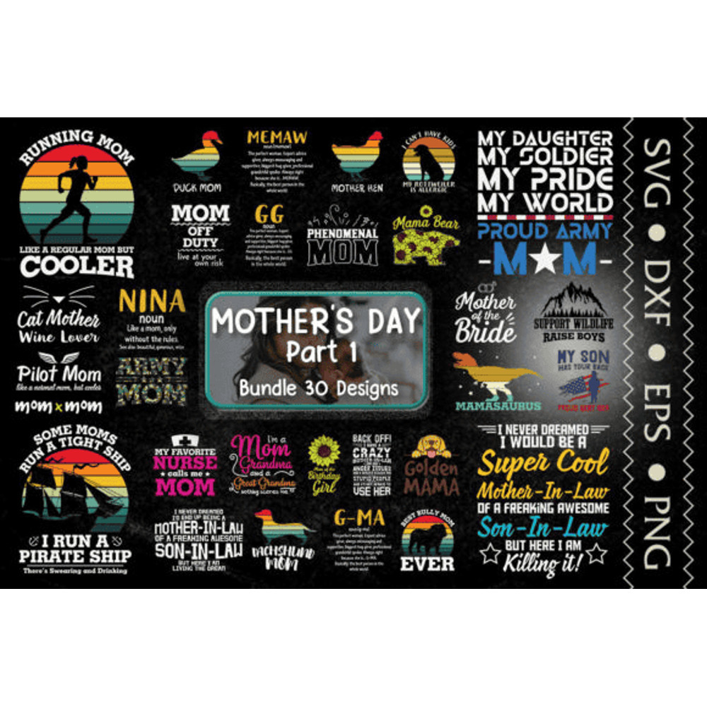 30 Funny Quotes For Mother's Day And Mom Birthday Svg Bundle.png