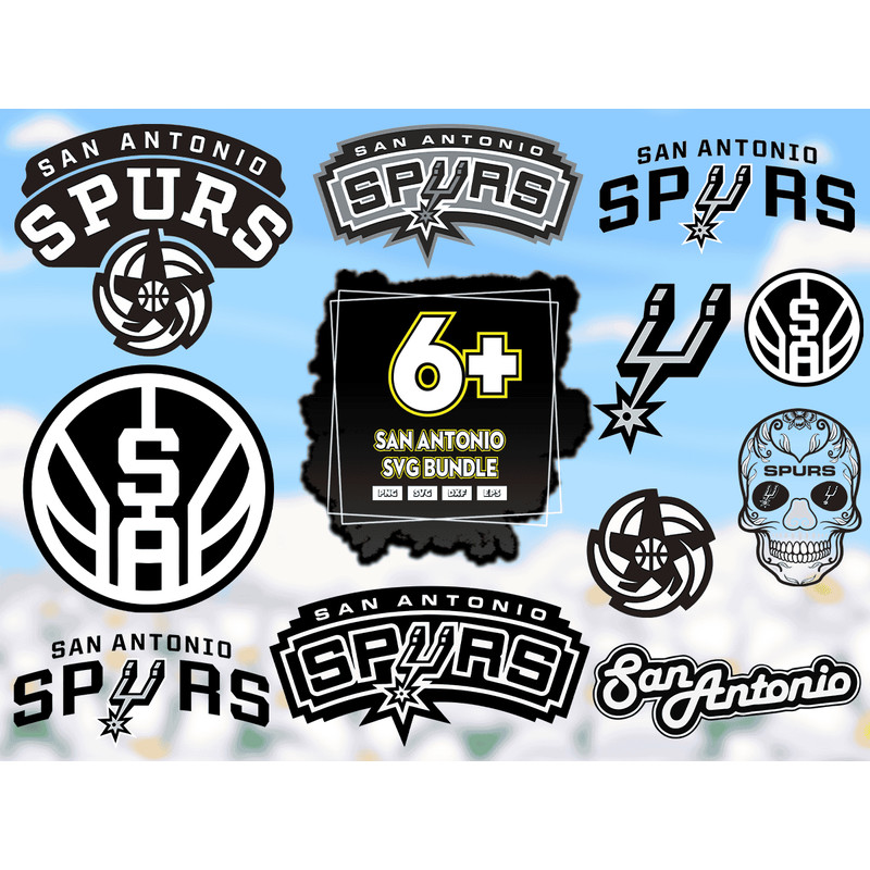 10 Files San Antonio Spurs Svg Bundle, San Antonio Spurs Logo.png