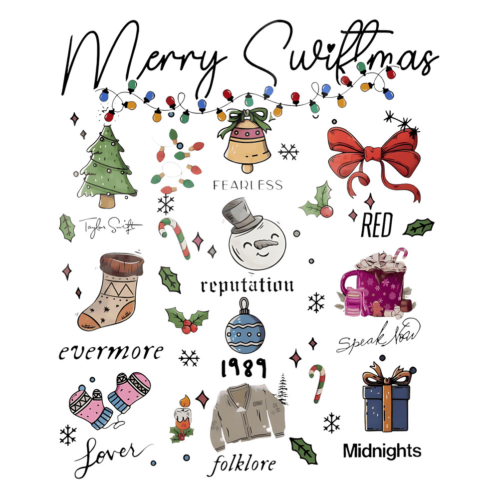0911231022 Merry Swiftmas Taylor Albums Version Png Download File 0911231022.png
