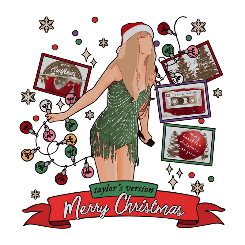 1811231007 Retro Taylors Version Merry Christmas Png Download File 1811231007.png