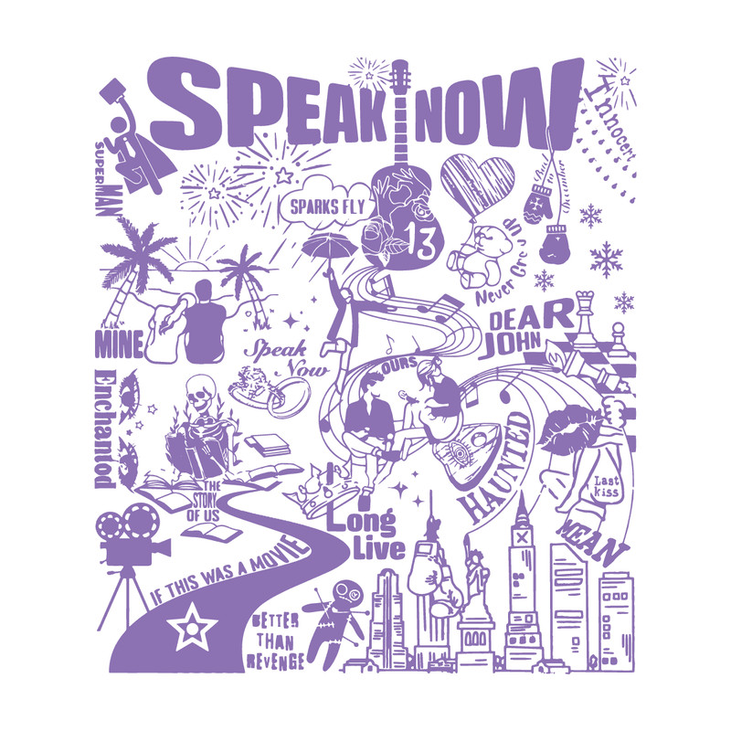 Svg240623t064 Speak Now Taylors Version Tracklist Svg The Eras Tour Svg File Svg240623t064.png