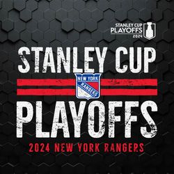 2024 Stanley Cup Playoffs New York Rangers SVG