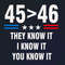 45 Is Greater Than 46 They Know It Funny Trump 2024 SVG I Support Trump.jpg