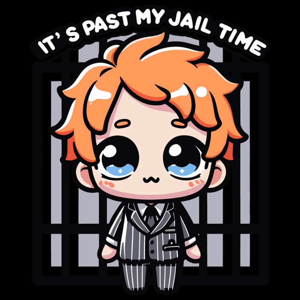 Isn't It Past Your Jail Time Trump Chibi SVG File Digital.jpg