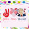 Peace Love Trump SVG File Love Trump Trump Kisses Trump Voters SVG.jpg