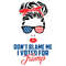 Trump Mom Quote - Don't Blame Me I Voted For Trump Messy Bun Momlife SVG.jpg