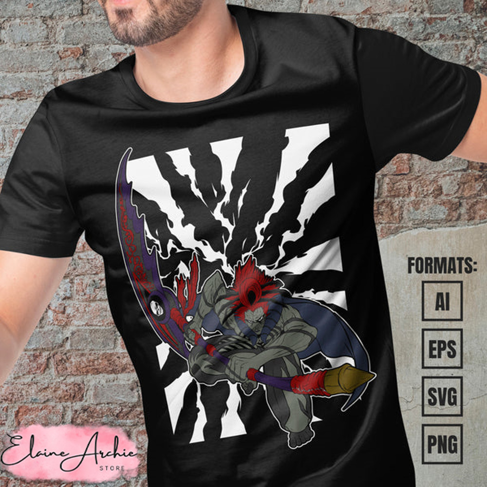 Premium Adamas Record Of Ragnarok Anime Vector T-shirt Design Template.jpg