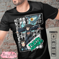 premium muichiro demon slayer anime vector t-shirt design template 5
