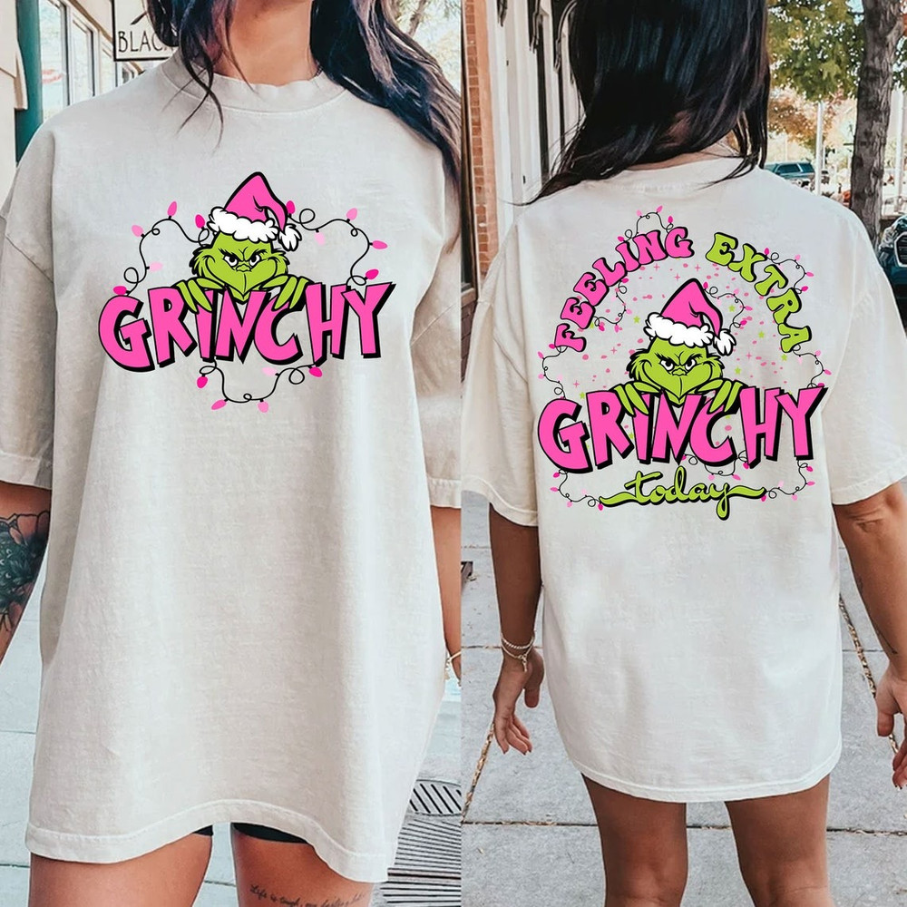 Feeling Extra Grincy Today Shirt, Retro Christmas Shirt, Christmas Shirt, Merry Christmas Shirt, Christmas Vibes Shirt.jpg