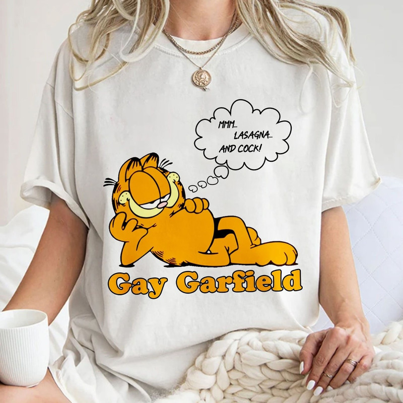 Gay Garfield Meme Gift Unisex T Shirt.jpg