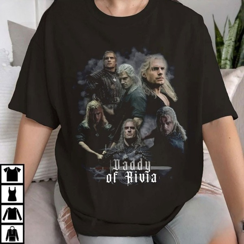 Geralt of Rivia (Daddy of Rivia) - Graphic Tee.jpg
