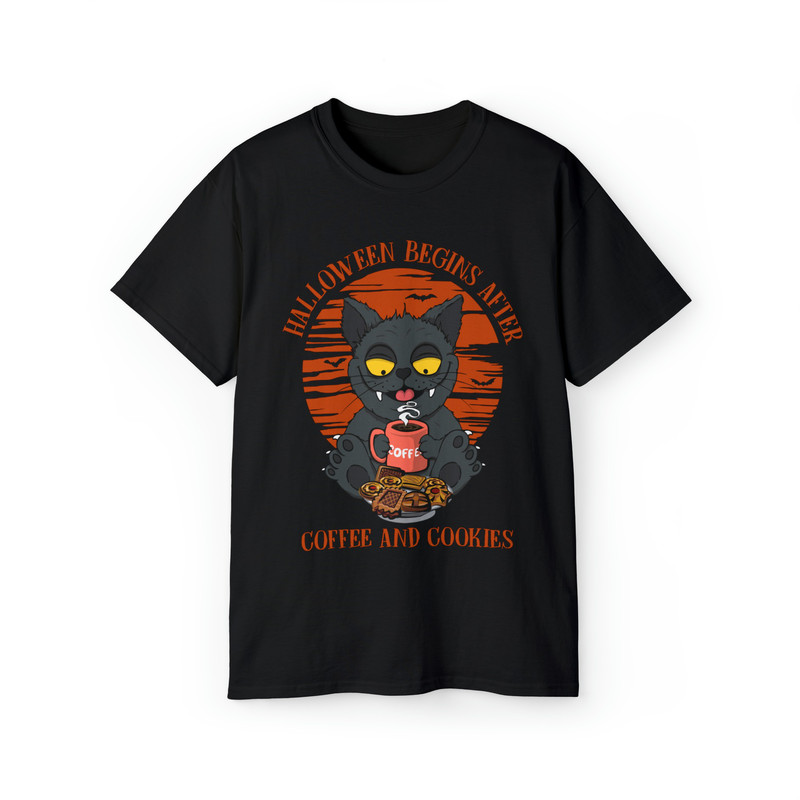 Halloween Begins After Coffee And Cookies Cat Shirt, Halloween Cat Shirt, Coffee Cat Shirt, Cookies Cat Shirt, Halloween.jpg