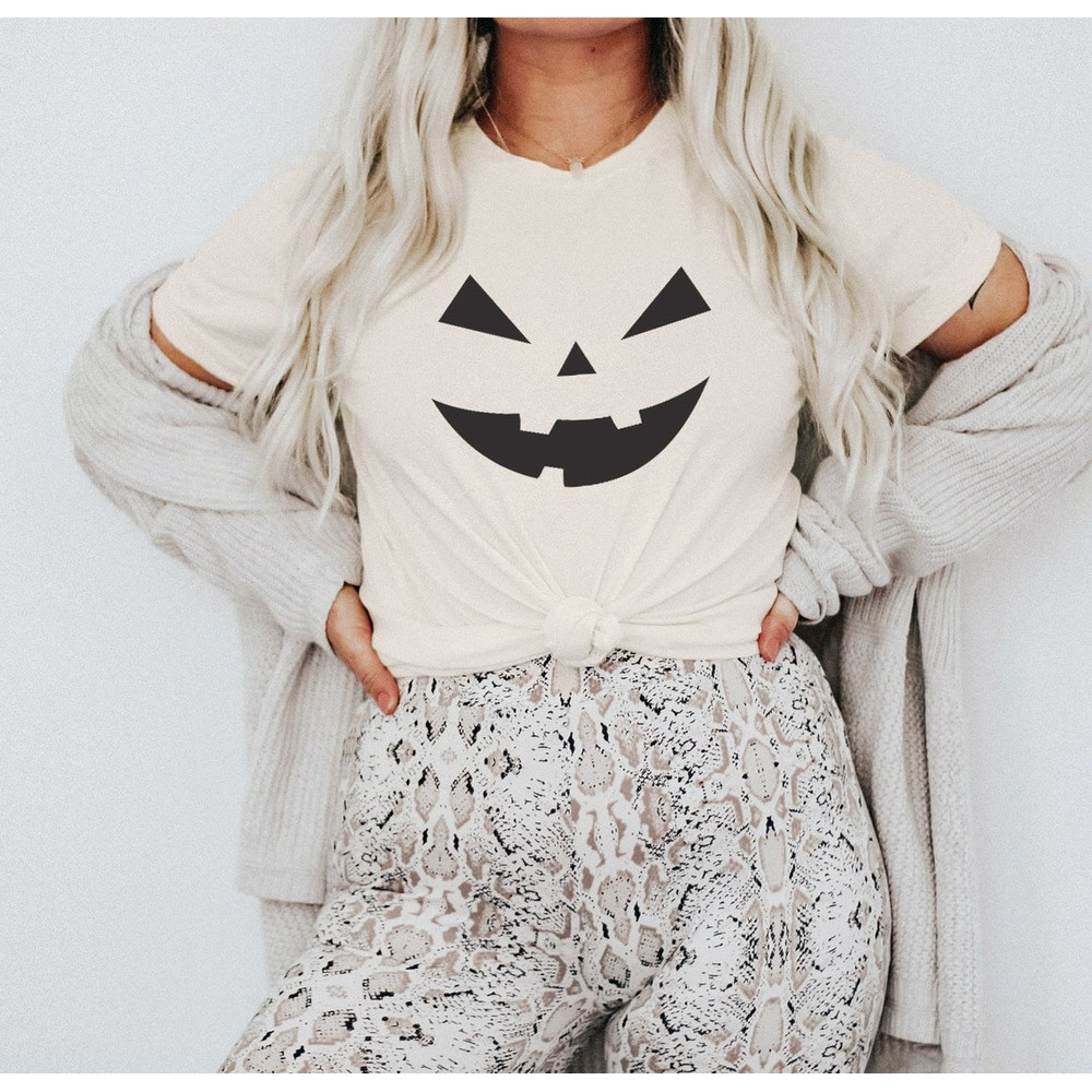 Halloween Shirts for Women Jack-O-Lantern Shirt, Womens Halloween Shirt, Pumpkin Cute Halloween Party Tshirt.jpg