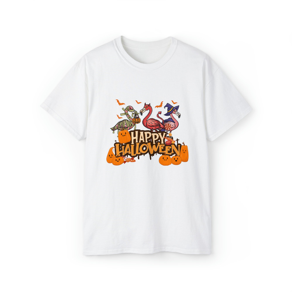 Happy Halloween Flamingo Shirt, Happy Halloween Shirt, Flamingo Shirt, Halloween Shirt.jpg
