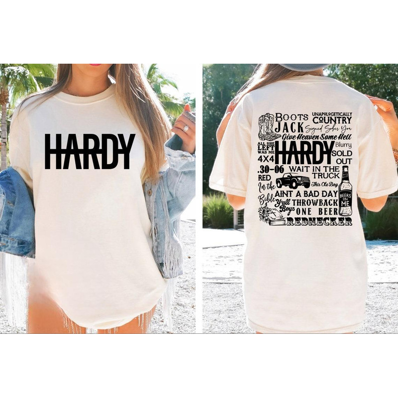 Hardy Shirt For Concert, Country Music Shirts, Western Graphics Tee, Hardy Merch, T Shirt, Country Concert.jpg