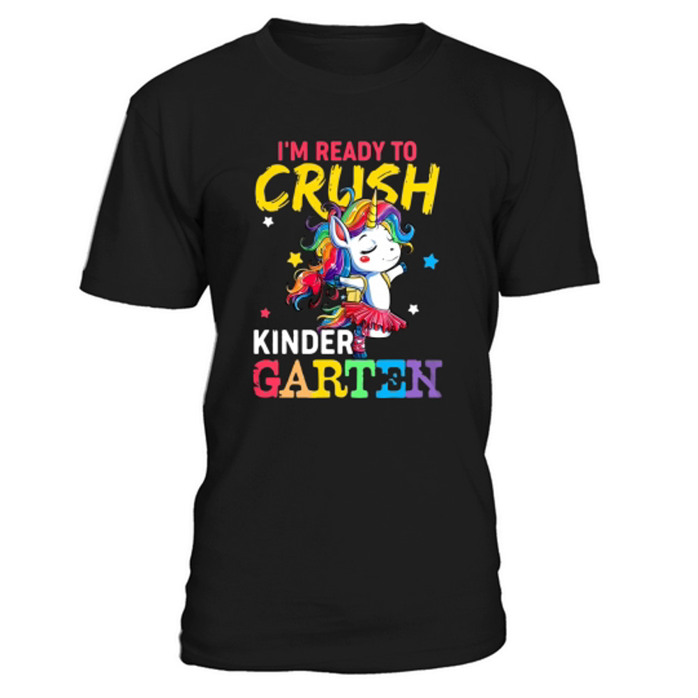 I'm Ready To Crush Kinder Graten shirt , Kindergarten Unicorn shirt, Back To School shirt, Unicorn Lovers Gift, Kinderga.png