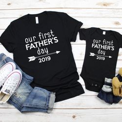 fathers day 2020, fathers day gift for husband, our first fathers day, first fathers day gift, matching dad and son, fam