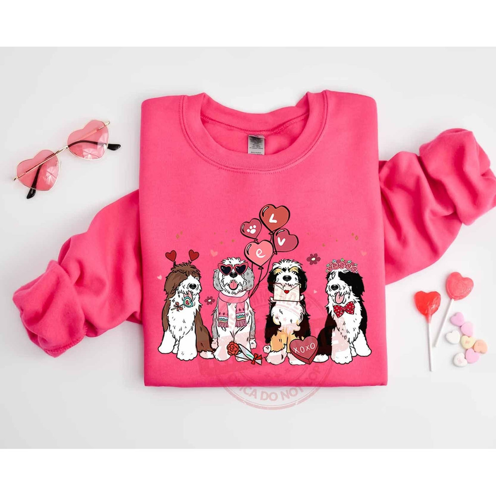 Sheepadoodle Valentine Sweatshirt, Dog Valentine Shirt, Sheepadoodle Shirt, Valentines Day Shirt, Love Shirt, Dog Lover Shirt, Dog Mom Shirt.jpg