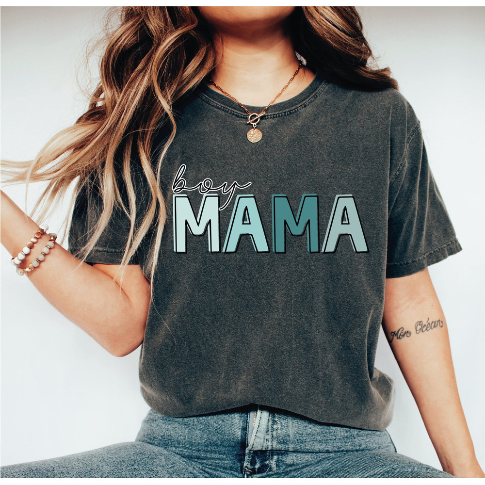 Boy Shirt, Mom Tshirt, Gift for Mom, Mama Shirts, Mother's Day Tee, A252.jpg
