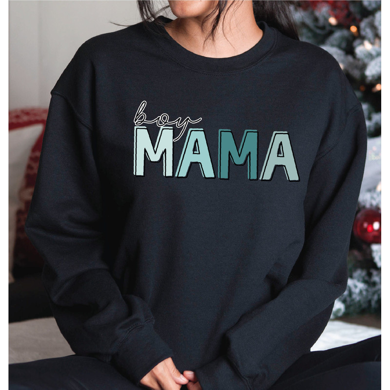Boy Sweatshirt, Mother's Day Hoodie, Gift for Mom, Mama Crewneck, A252.jpg