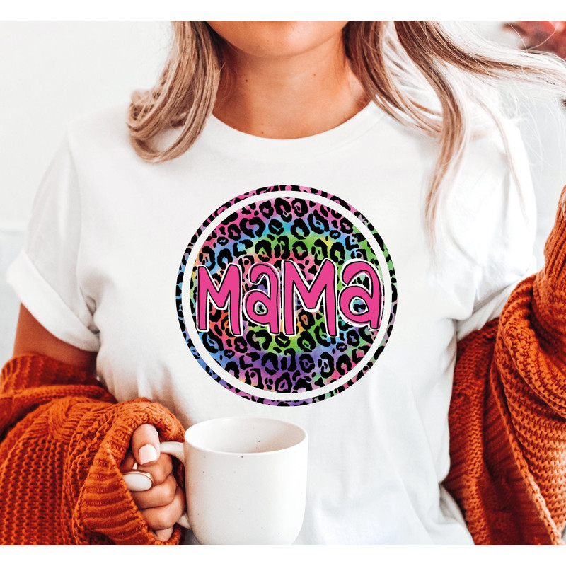 Leopard Mama Shirt, Mother Tshirt, Mom Shirts, Gift For Mother, Mother Tee, Mother's Day Shirt, Funny Tshirt, Gift for Women, A214.jpg