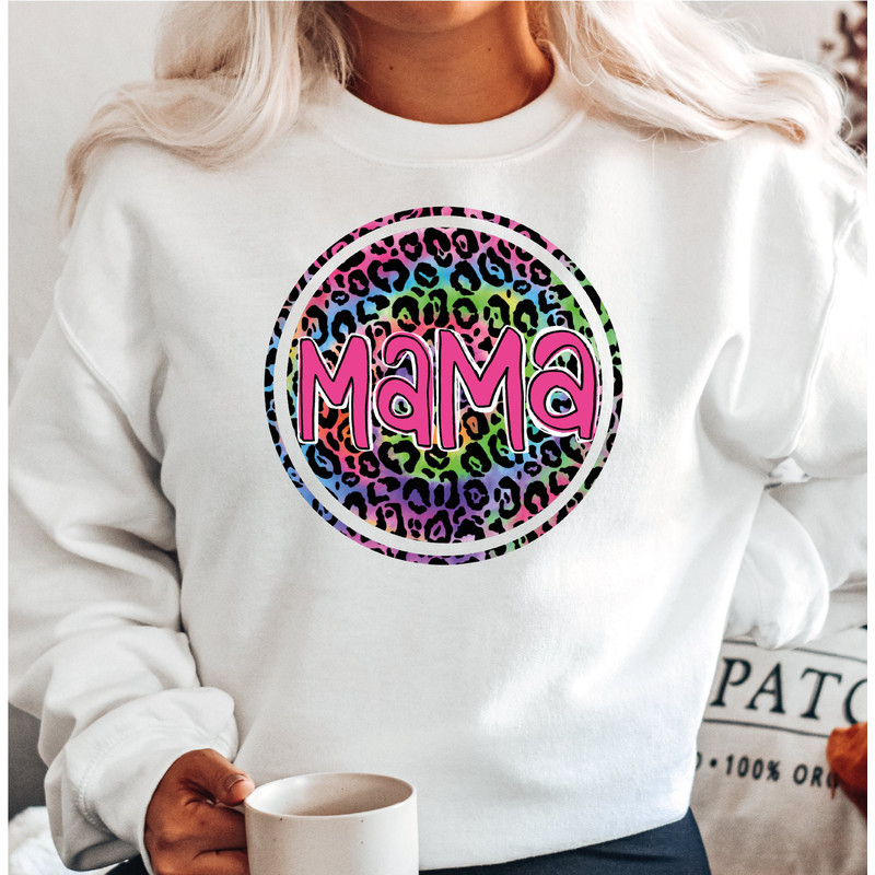 Leopard Mama Sweatshirt, Mother Hoodie, Mom Sweater, Gift For Mother, Mother Slevees, Mother's Day Sweatshirt, Gift for Women, A214.jpg